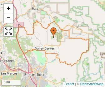 Area schools map